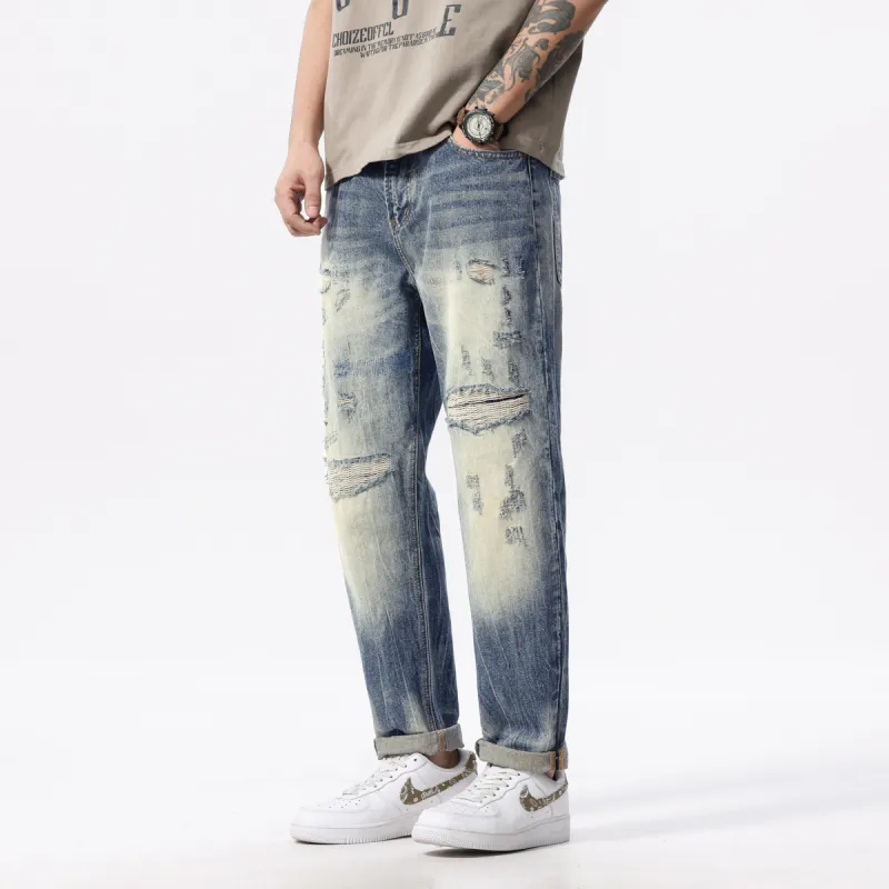 EPTISON Jeans Men Denim Blue-5