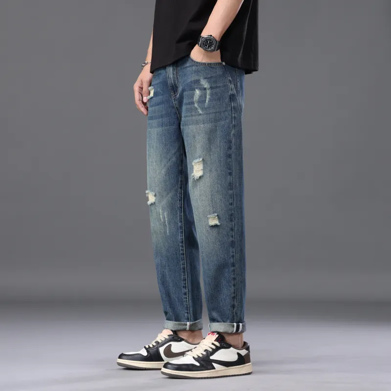 EPTISON Jeans Unisex Vintage Blue-6
