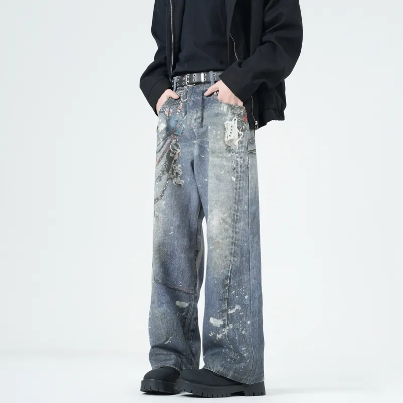 EPTISON Jeans Unisex Vintage Blue-2