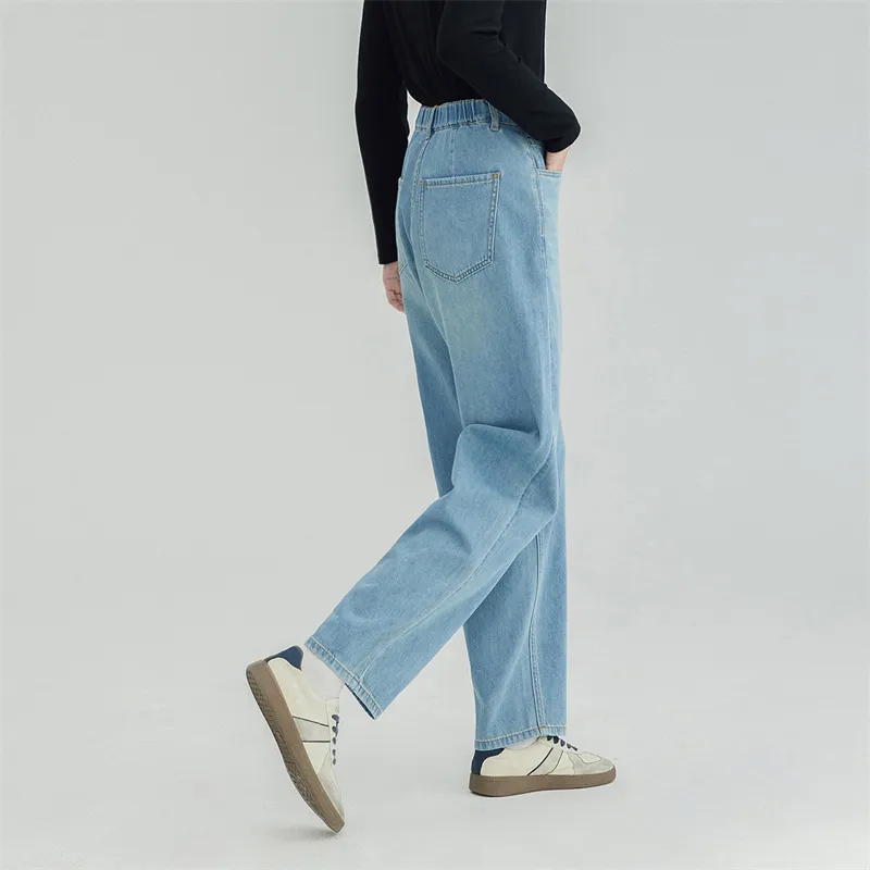 【dme】 Jeans Women's Light Denim Blue-3