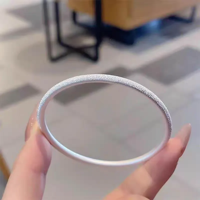 Bowl S999 Fine Silver Bangles Unisex-5