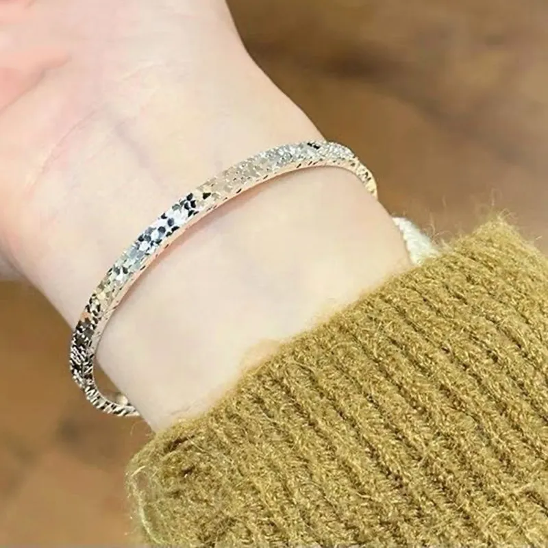 Bowl S999 Fine Silver Bangles Women's-2