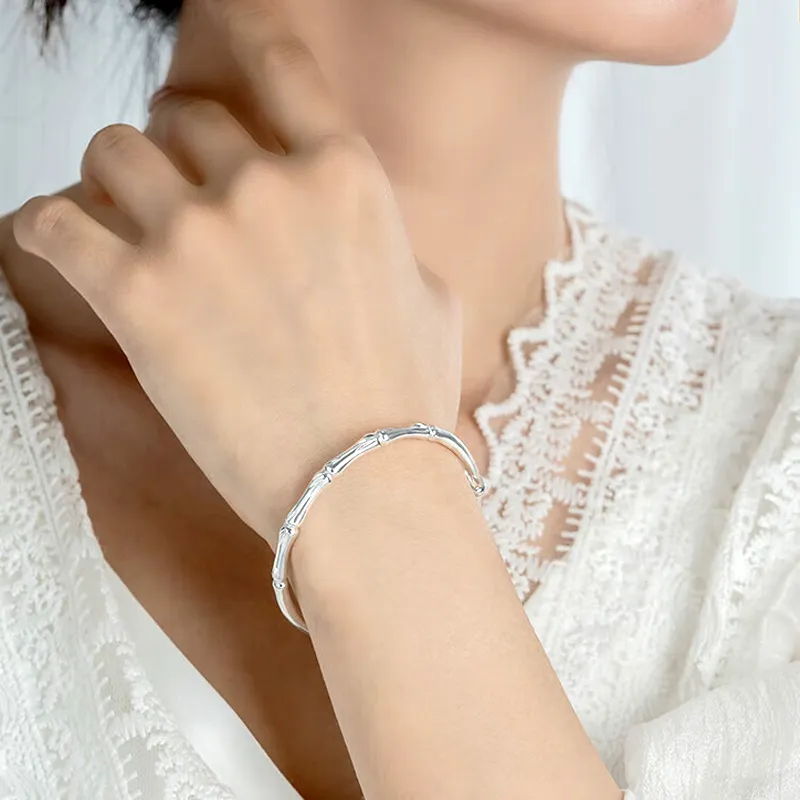 Bowl Sterling Silver Bracelets Women's-1