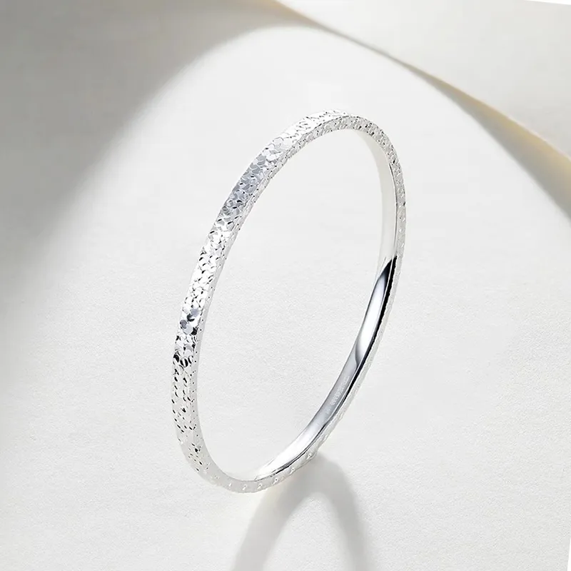 Bowl S999 Fine Silver Bangles Women's-1