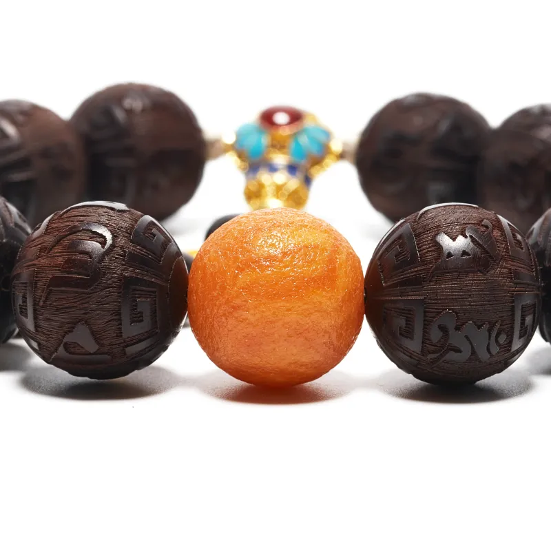 Bowl Pterocarpus Bracelets Unisex-2