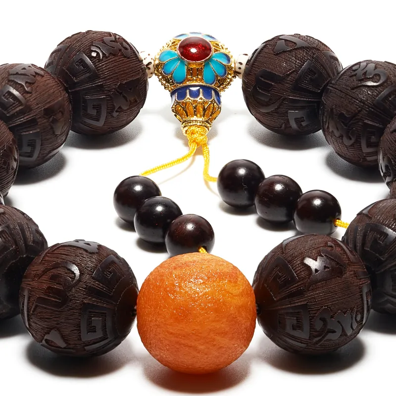 Bowl Pterocarpus Bracelets Unisex-1