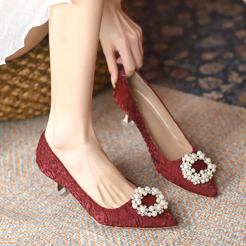 Pounise High Heels Women's-1