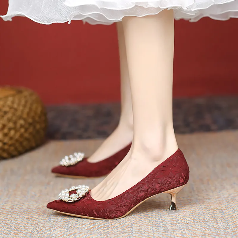 Pounise High Heels Women's-4