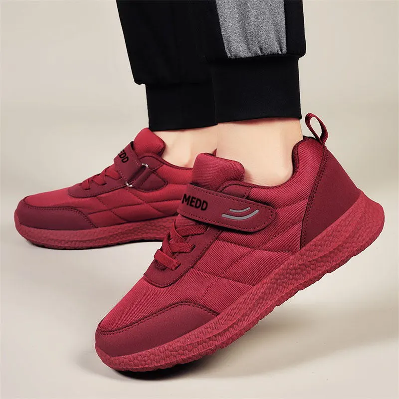 Medd Casual Shoes Women's Low Top Maroon-8
