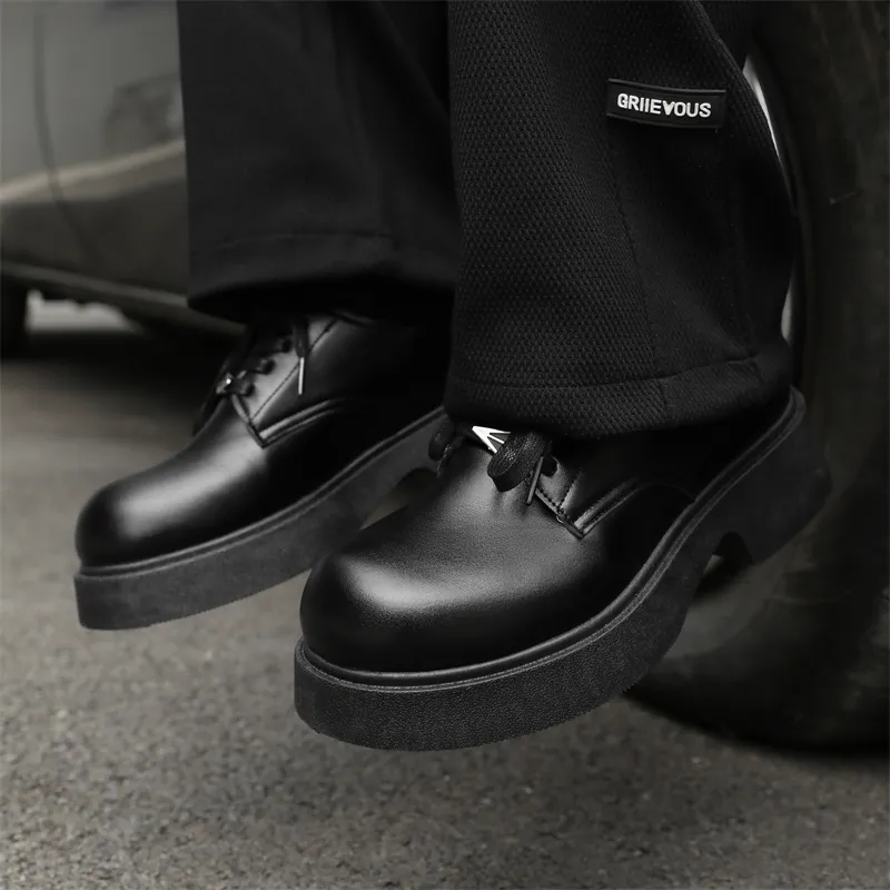 / Dress Shoes Unisex Low Top Black-38
