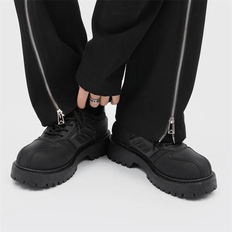Medd Men's Casual Shoes Men Low Top Black-4