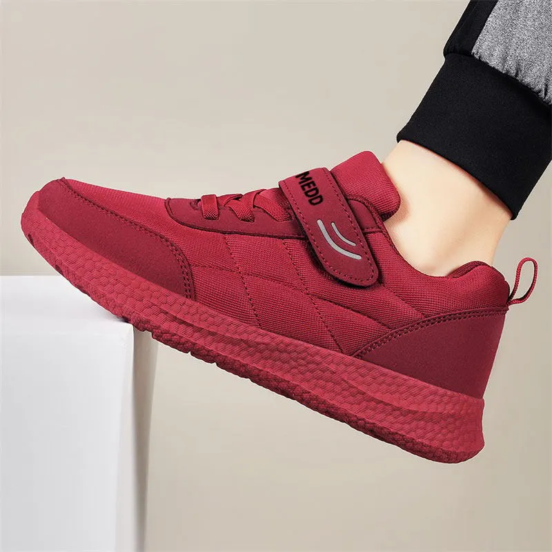 Medd Casual Shoes Women's Low Top Maroon-12