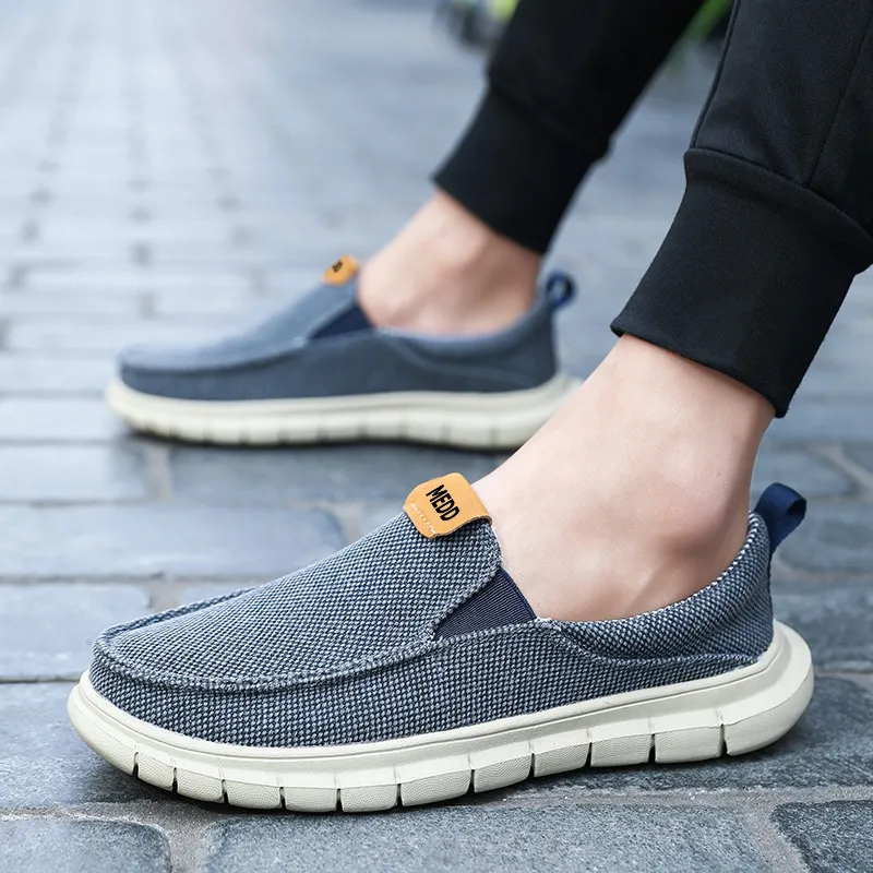 Medd Casual Shoes Men Low Top Gray/Beige/Blue-18