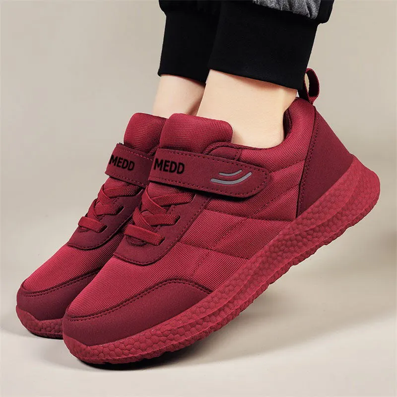 Medd Casual Shoes Women's Low Top Maroon-10