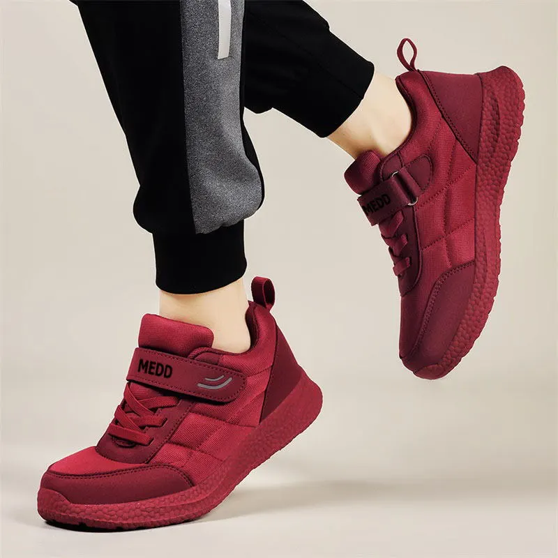 Medd Casual Shoes Women's Low Top Maroon-9