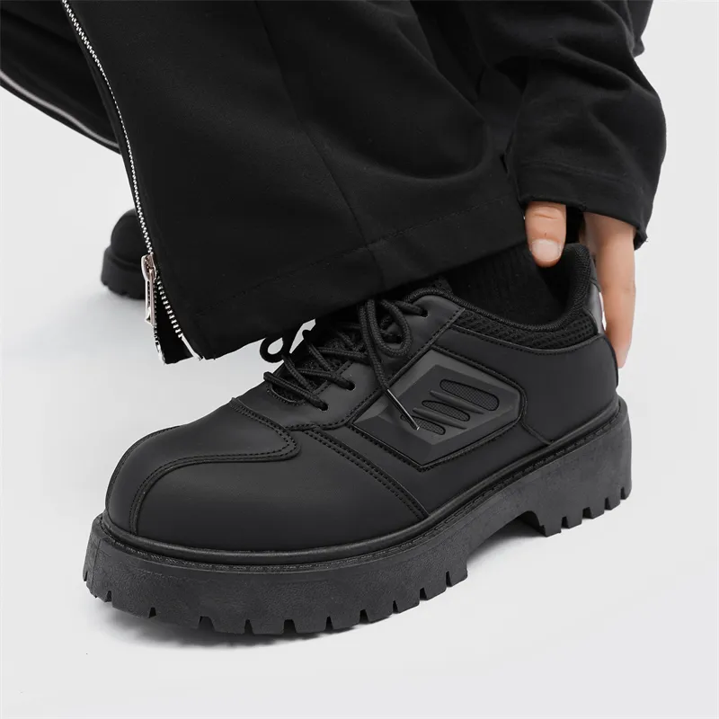 Medd Men's Casual Shoes Men Low Top Black-3