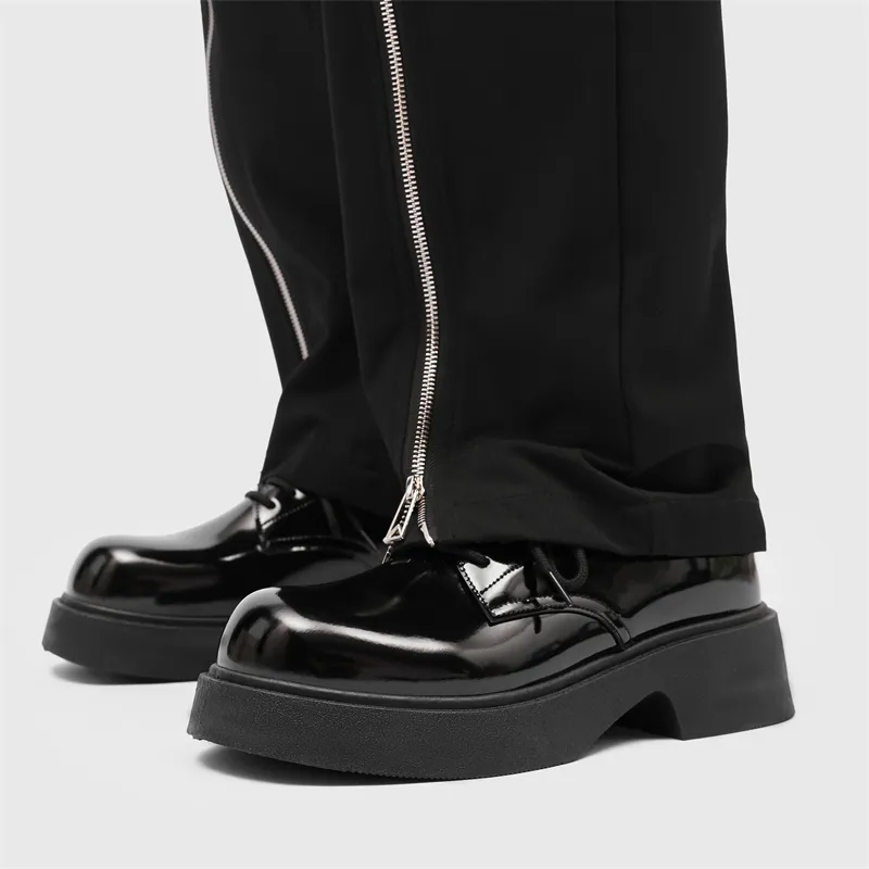Medd Men's Casual Shoes Unisex Low Top Black-19