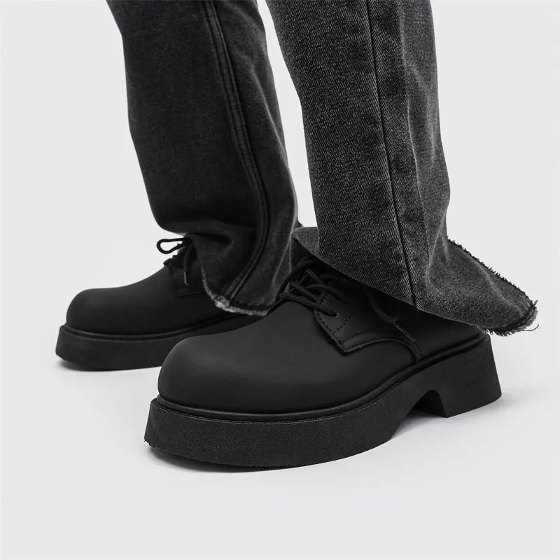 Medd Men's Casual Shoes Unisex Low Top Black-2