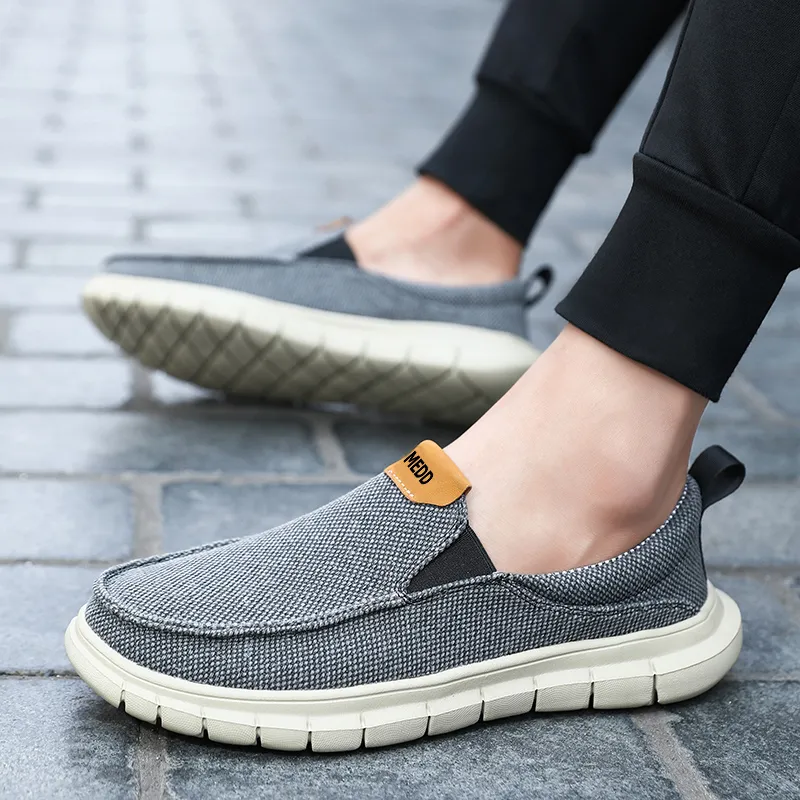 Medd Casual Shoes Men Low Top Gray/Beige/Blue-7