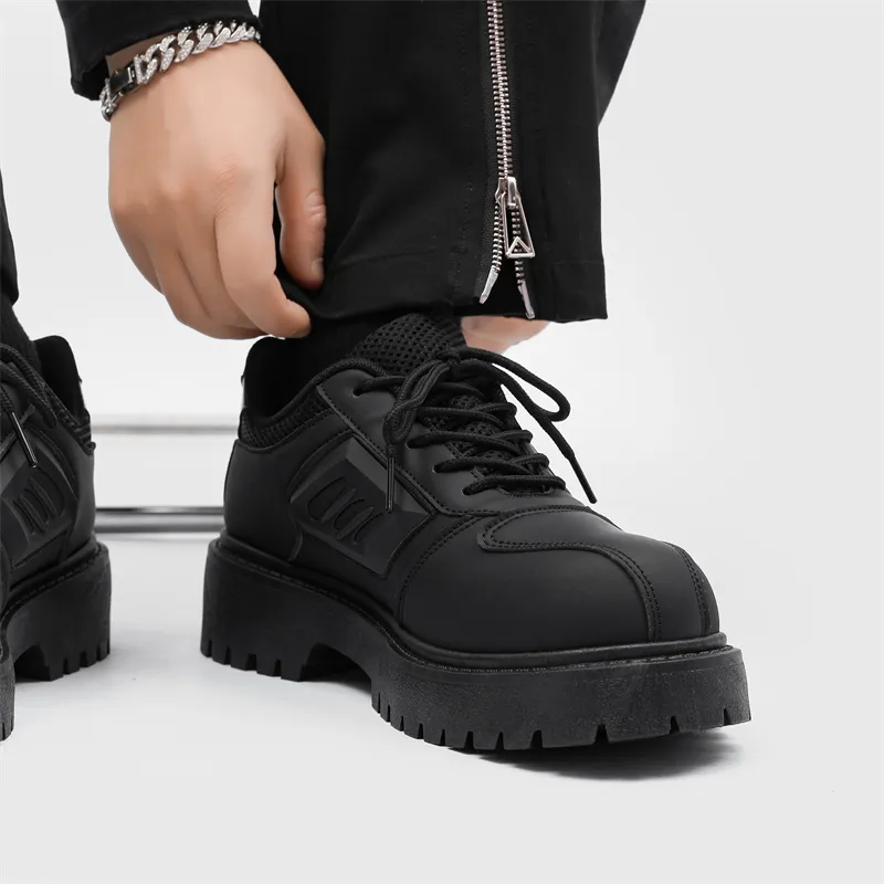 Medd Men's Casual Shoes Men Low Top Black-5