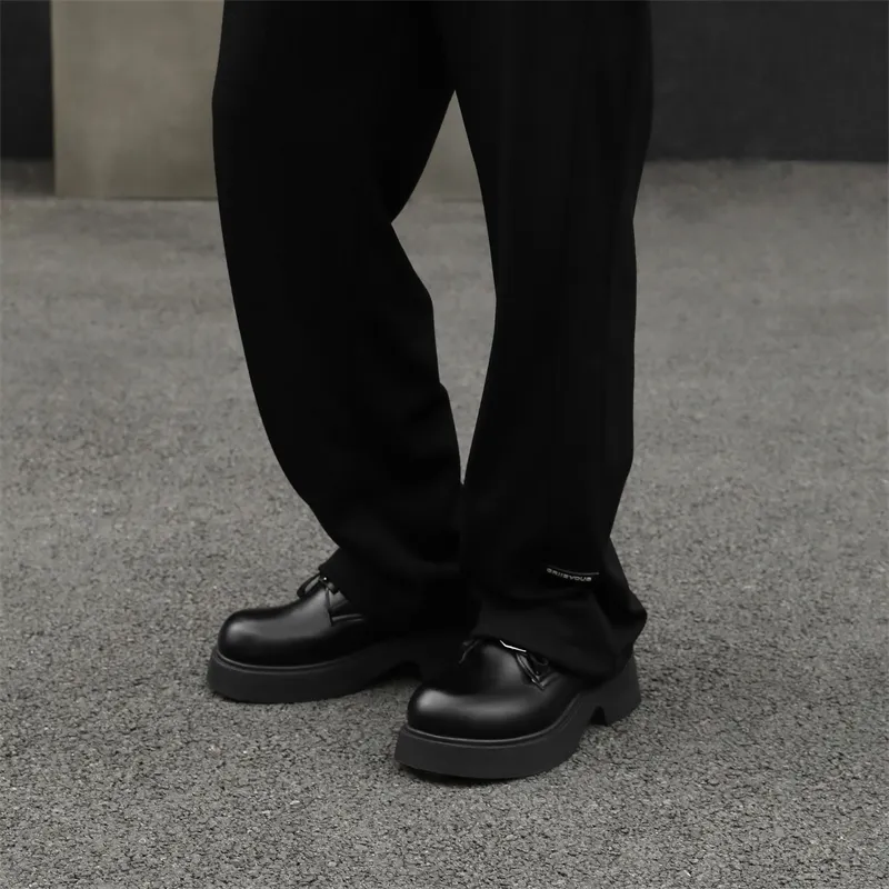 / Dress Shoes Unisex Low Top Black-40