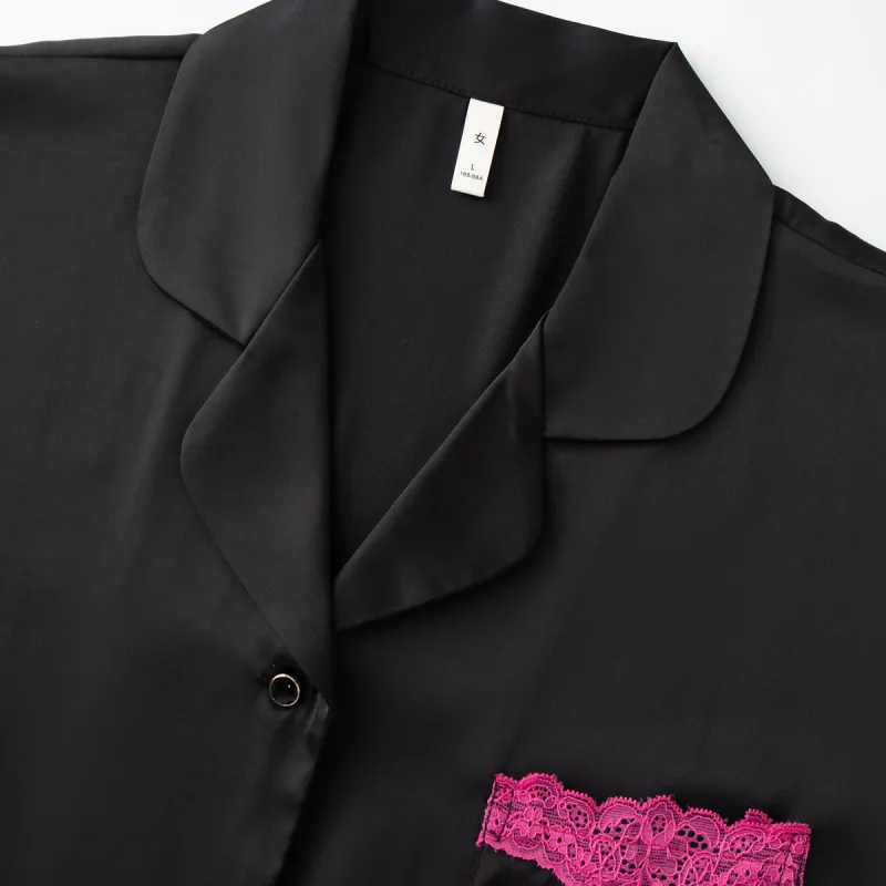 Happy Dreams Pajama Set Women's Dream Black-2
