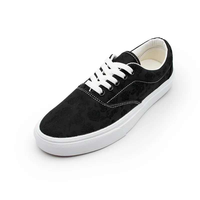 Shionpo Skateboard Shoes Unisex Low Top Black-5