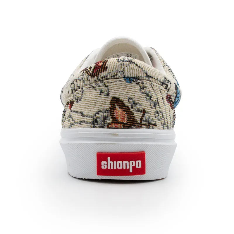 Shionpo Abrasion Resistant, Lightweight, And Breathable Low Top Skateboard Shoes Unisex Beige Yellow-6