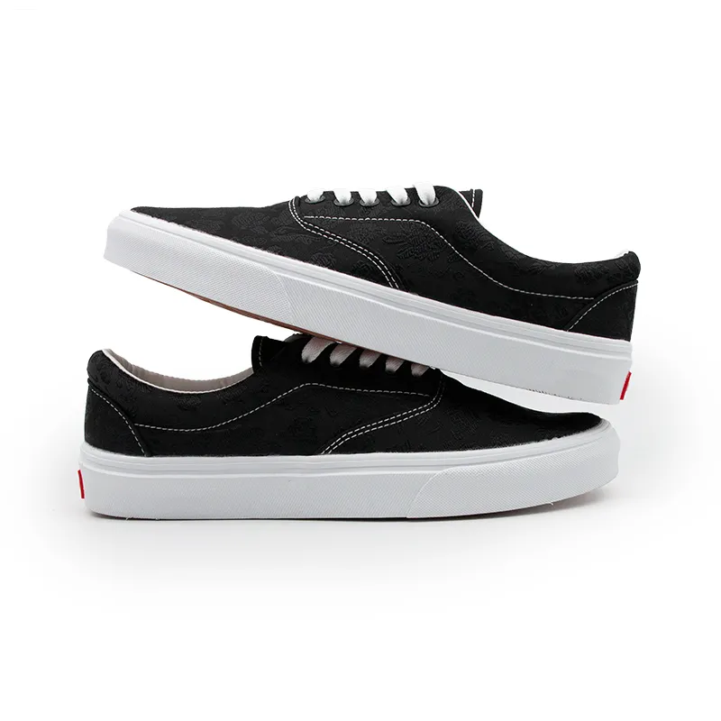 Shionpo Skateboard Shoes Unisex Low Top Black-4