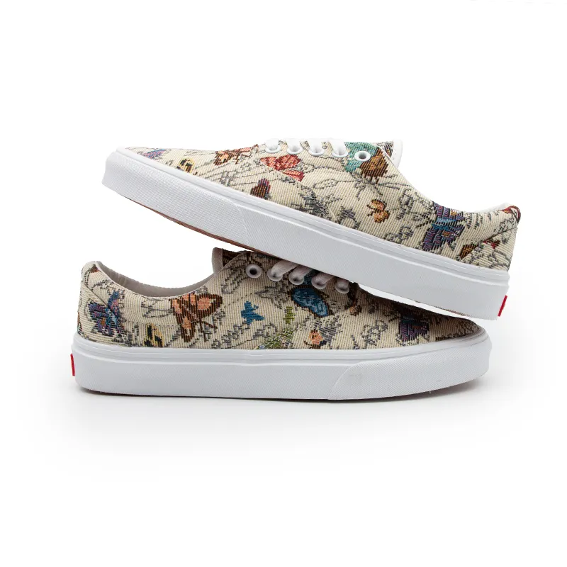 Shionpo Abrasion Resistant, Lightweight, And Breathable Low Top Skateboard Shoes Unisex Beige Yellow-4