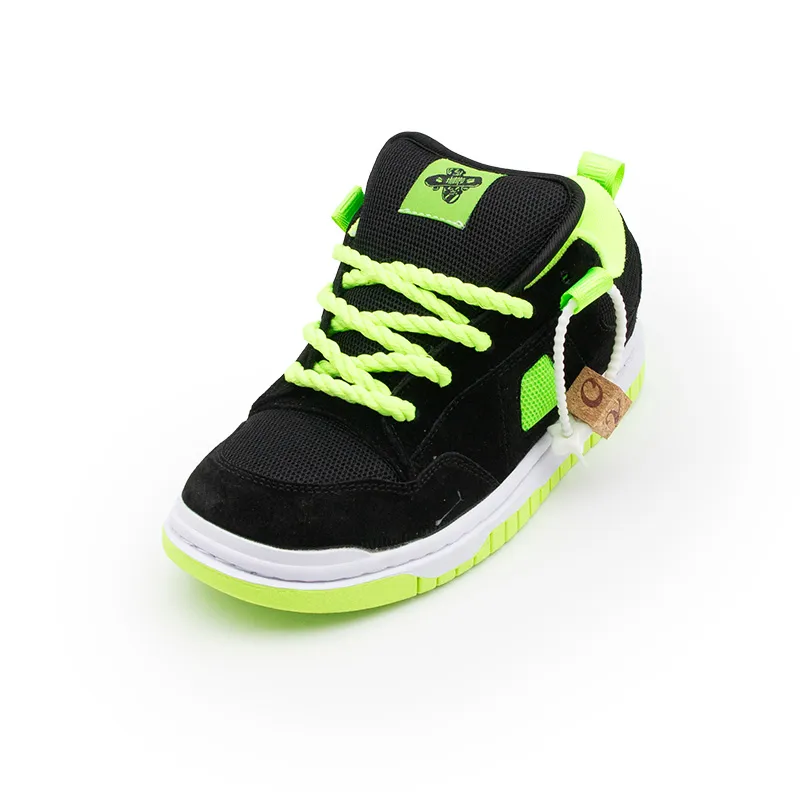 Shionpo Casual Shoes Unisex Low Top Green-6
