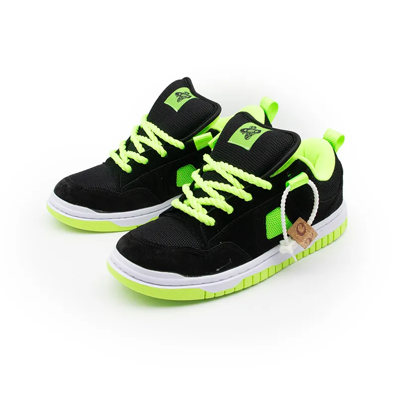 Shionpo Casual Shoes Unisex Low Top Green-1