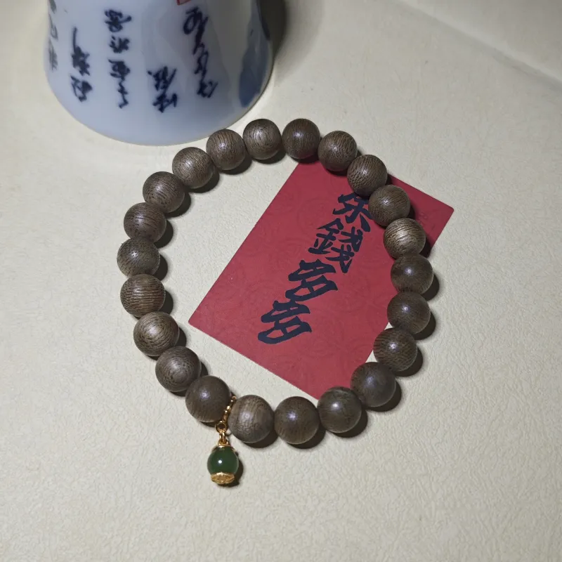 Xian Mu Fang Agarwood Bracelets Unisex Emerald Green-2