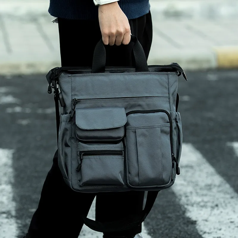 SWISS MILITARY Oxford Men's Teenagers Backpack Men's Gray-2