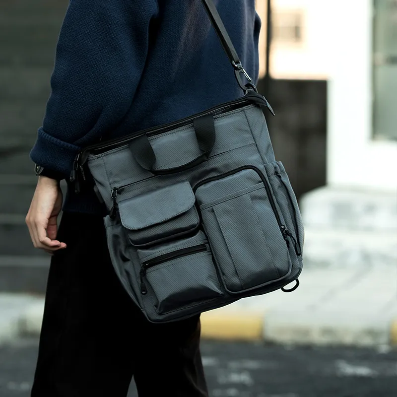 SWISS MILITARY Oxford Men's Teenagers Backpack Men's Gray-4