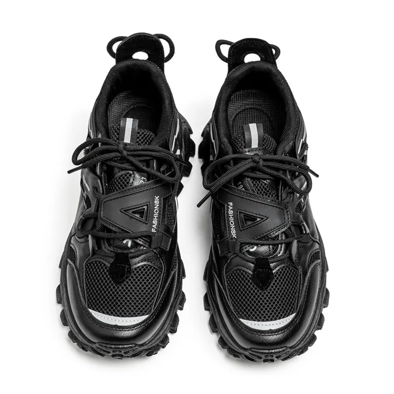 ΛOLUNKΛ Abrasion Resistant Low Top Chunky Sneakers Men's-3