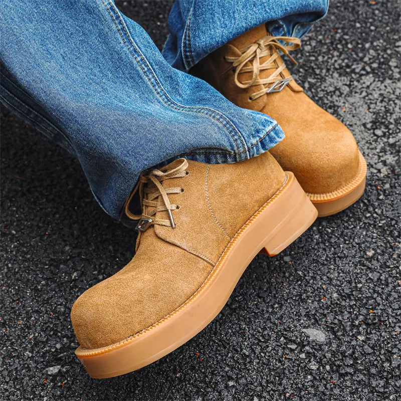 ΛOLUNKΛ Casual Shoes Men's Yellow-7
