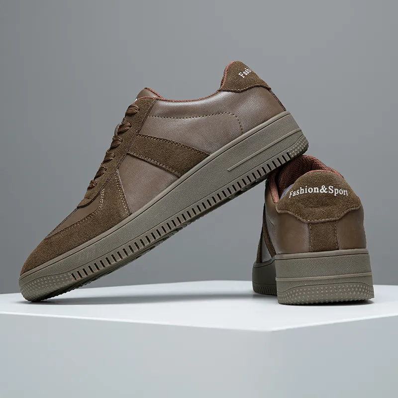 ΛOLUNKΛ Balance Wear Resistant Slip Resistant Low Top Skateboard Shoes Men's-13