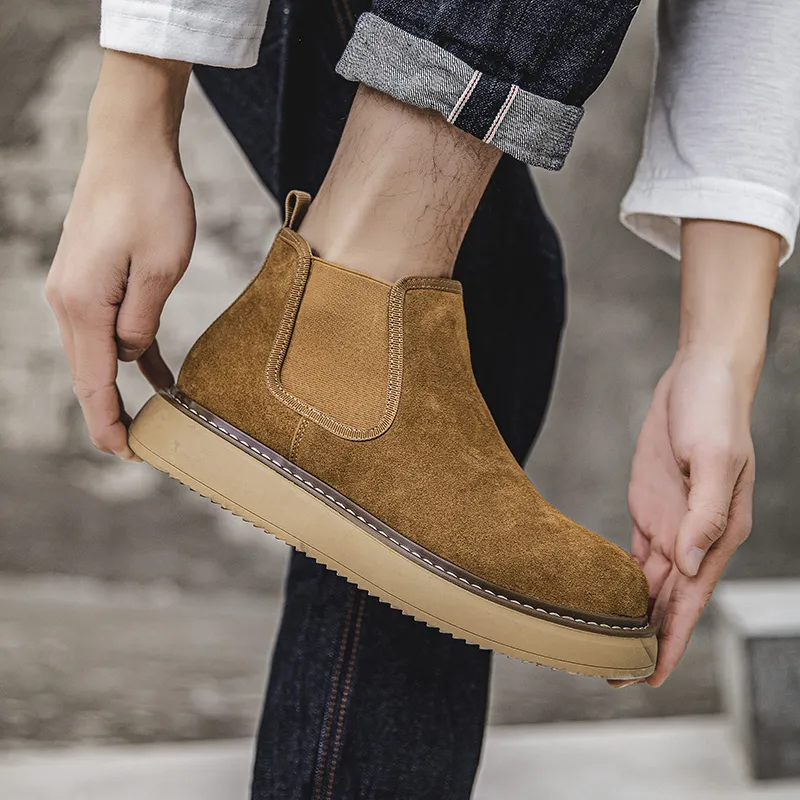 ΛOLUNKΛ Short Chelsea Boots Men's-10