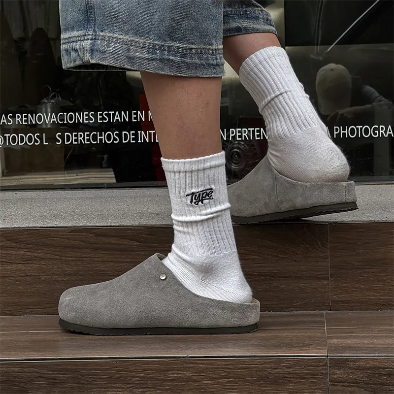 ΛOLUNKΛ Closed Toe Slippers Men's-17