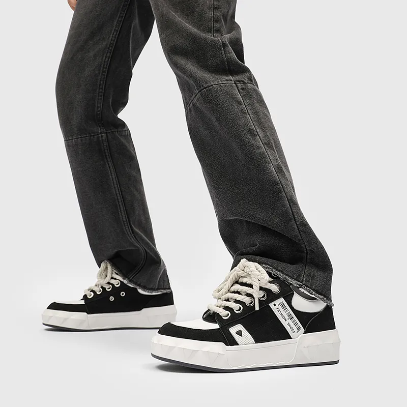 ΛOLUNKΛ Low Top Skateboard Shoes Men's-4