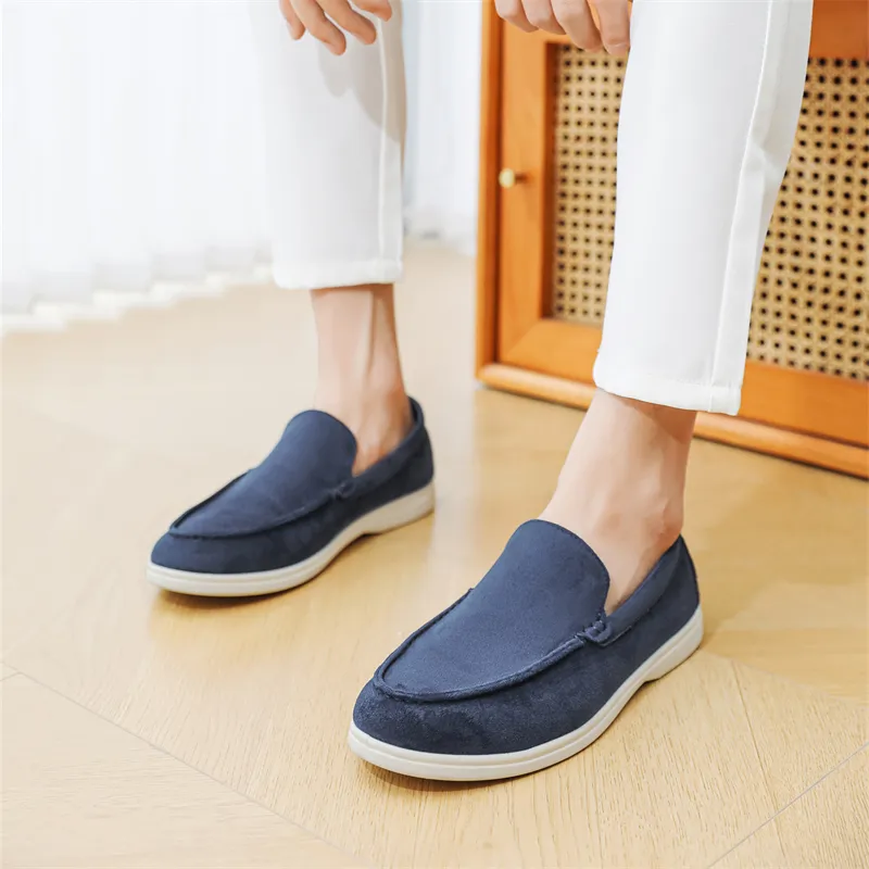 ΛOLUNKΛ Men's Casual Shoes Men Low Top Brown/Light Gray/Coffee/Dark Blue-27