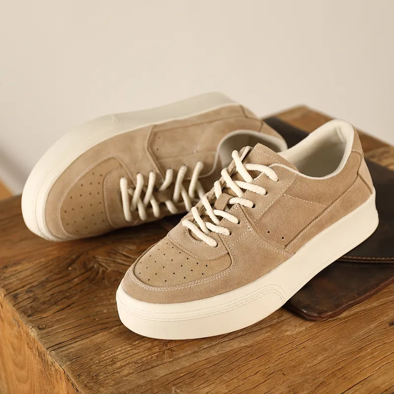 ΛOLUNKΛ Balanced Lightweight Low Top Skateboard Shoes Men's-4