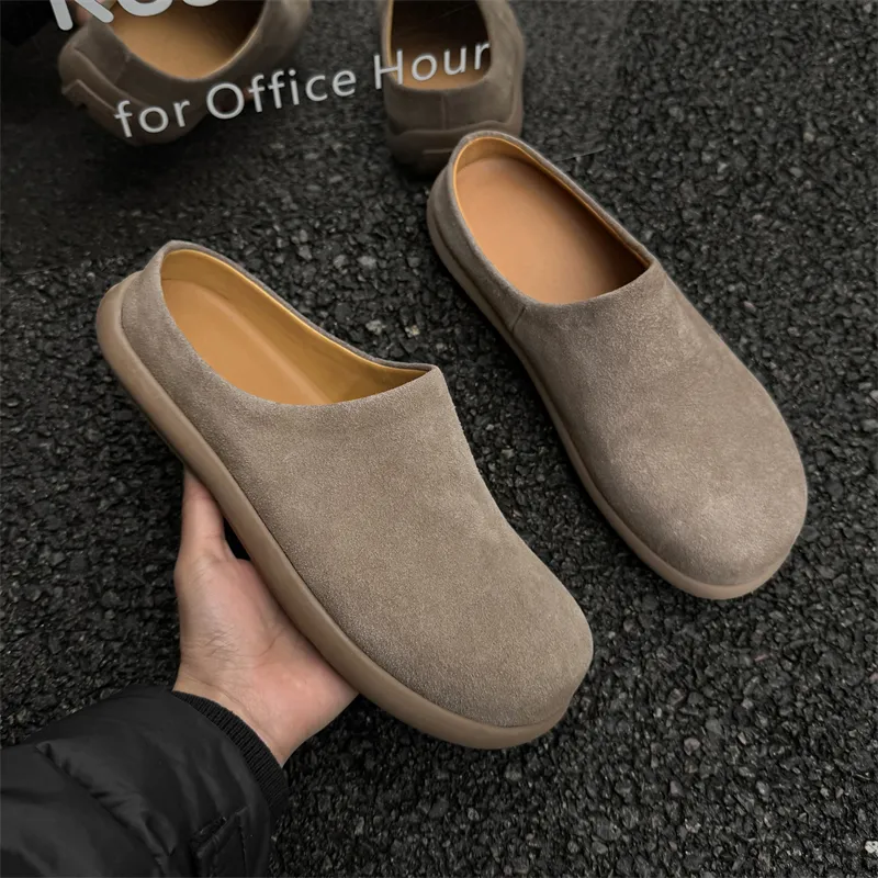 ΛOLUNKΛ Closed Toe Slippers Men's-14