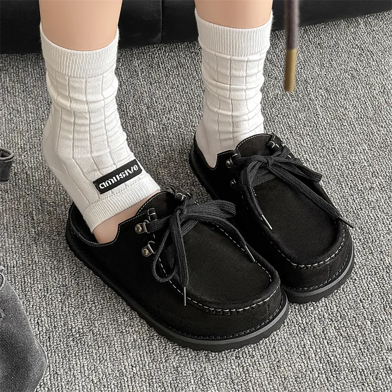 ΛOLUNKΛ Rubber Sole Abrasion Resistant Slip Resistant Closed Toe Slippers Unisex-3
