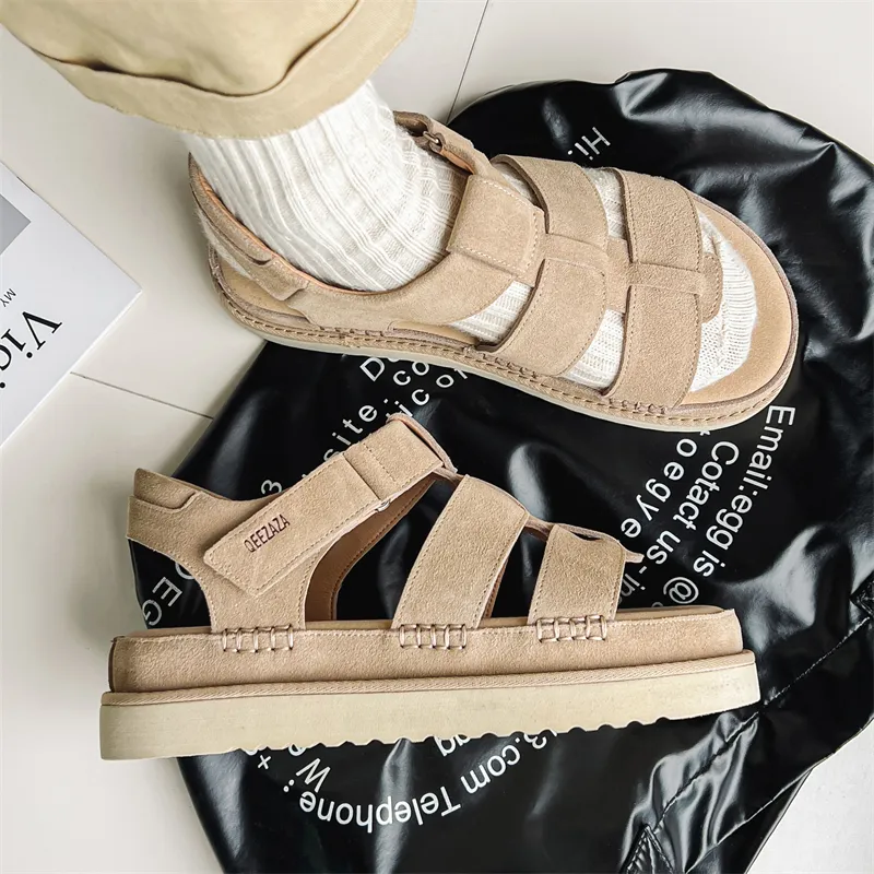 ΛOLUNKΛ Beach Sandals Unisex Black-1