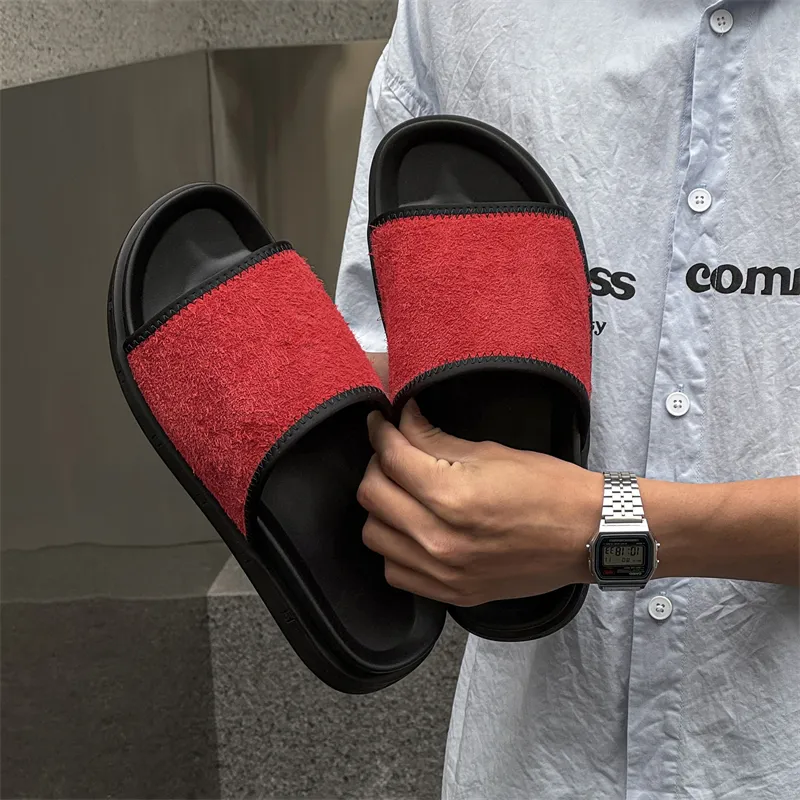 ΛOLUNKΛ Slip Resistant Slide Slippers Men's-2