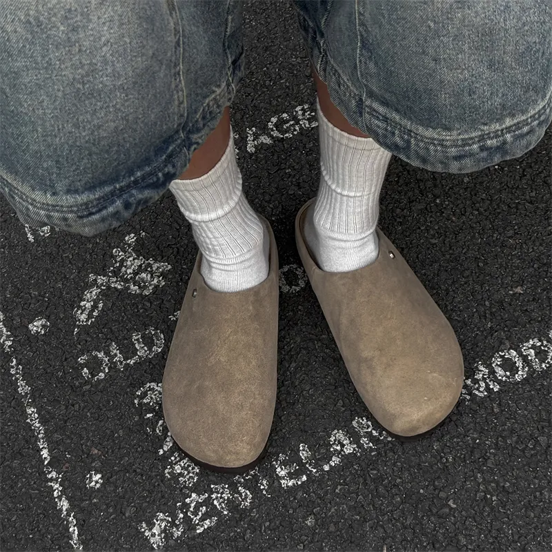 ΛOLUNKΛ Closed Toe Slippers Men's-29