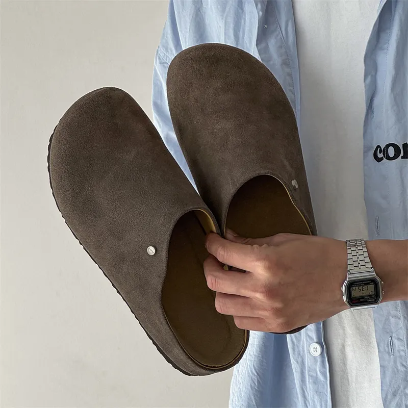 ΛOLUNKΛ Closed Toe Slippers Men's-38