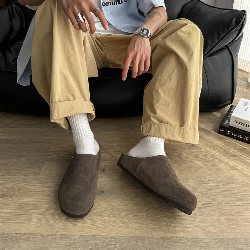 ΛOLUNKΛ Closed Toe Slippers Men's-41